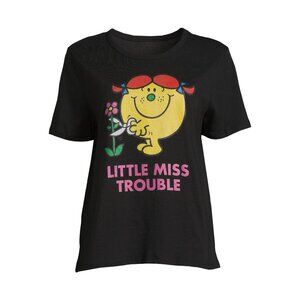 Little Miss Trouble Graphic Tee, Med